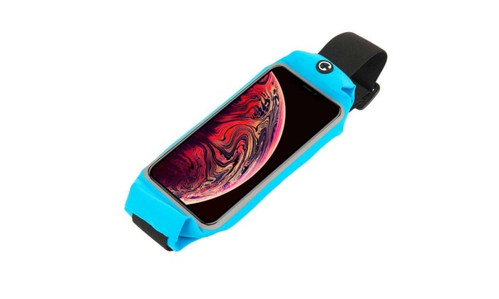 BOOST BELT Exercise Essential Pouch and Smartphone Case -Size: 4.7 Inch (iPhone 6 / Galaxy 4 Etc.), Color: Sky Blue main image 1