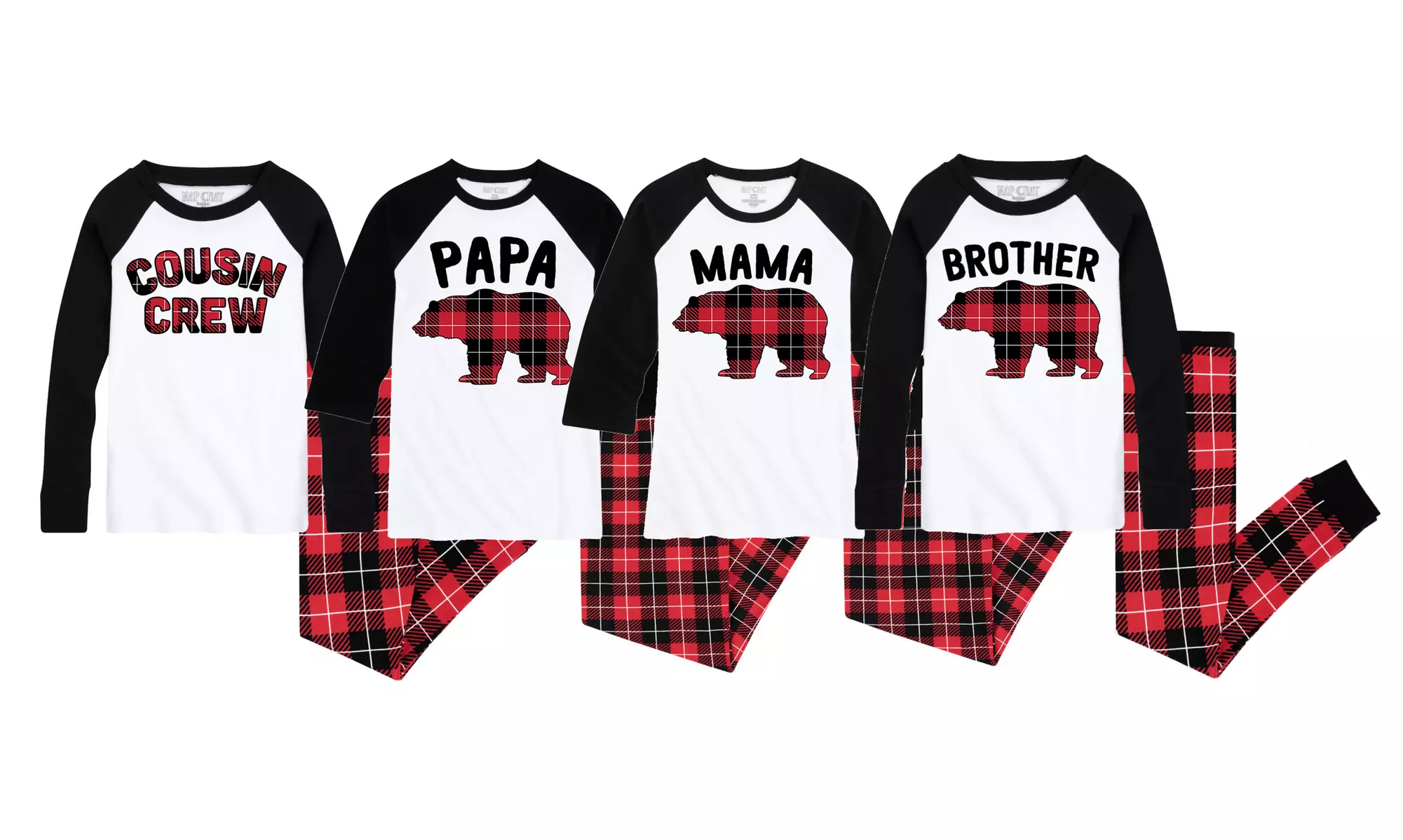 Nap Chat: Christmas Plaid Matching Family Pajamas - Primary Image