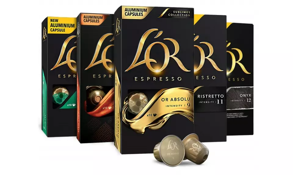 L'OR Espresso Pods, 50 Capsules Compatible with Nespresso Original Machines - Second Medium