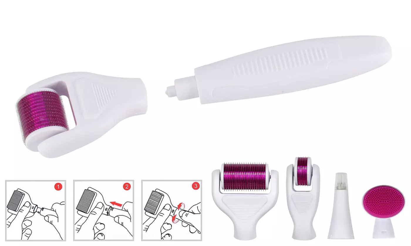 5/6 in 1 Derma Roller Microneedle Roller Kit for Face and Body Roller Kit 