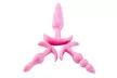 6PCS Anal Trainer Kit Butt Plugs Beginner Set Medical Silicone Prostate Massage - Second Medium