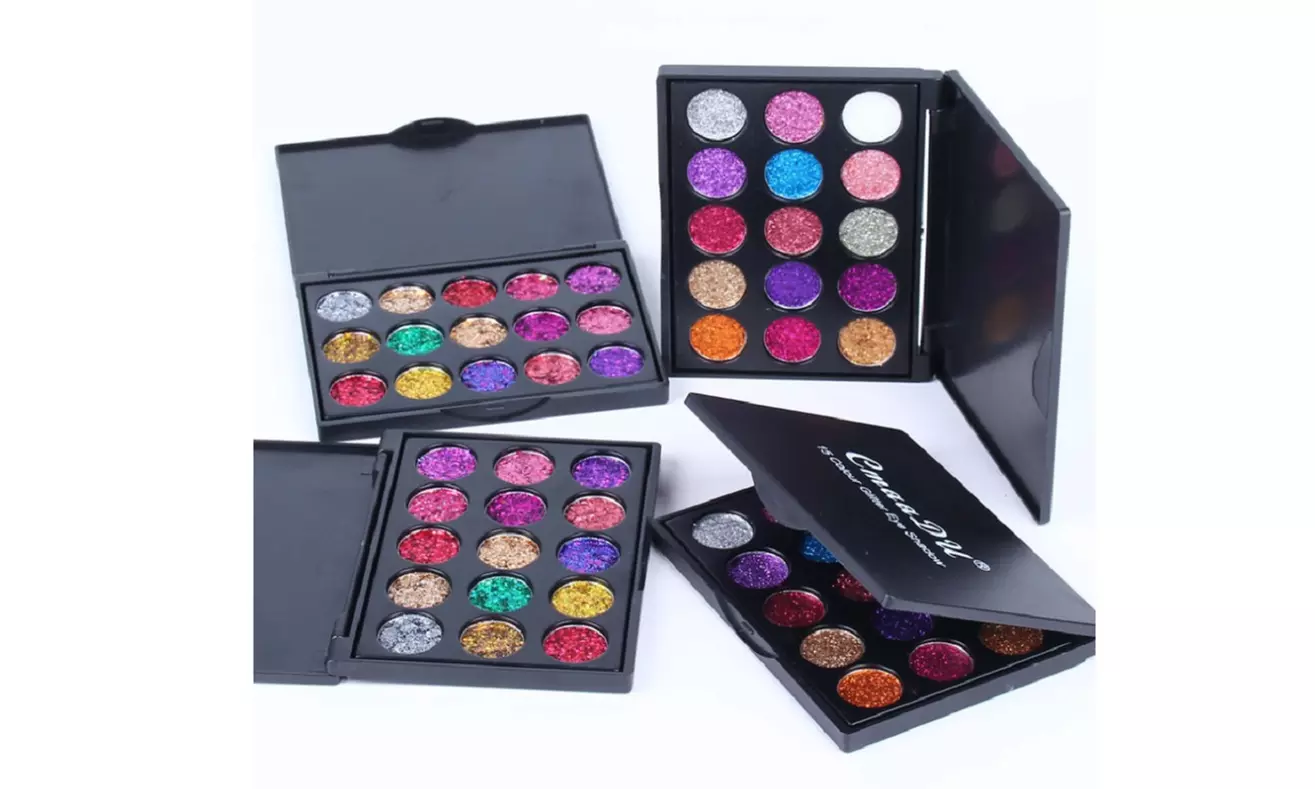 15Colors Matte Eyeshadow Makeup Kit Shimmer Glitter Eye Shadow Powder Palette US