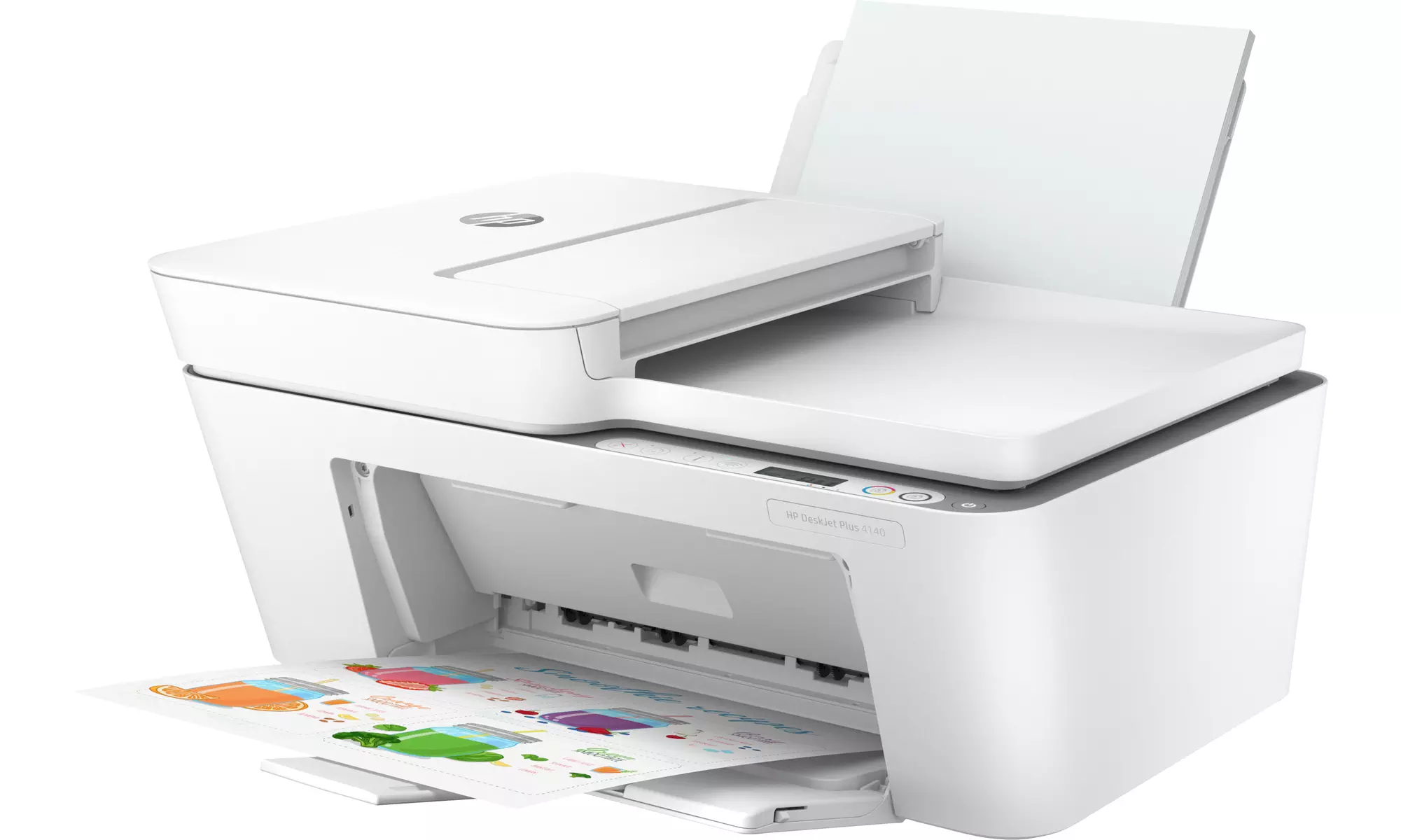 HP DeskJet Plus 4140 NO INK All-in-One Printer (White)- Refurbished - Second Medium