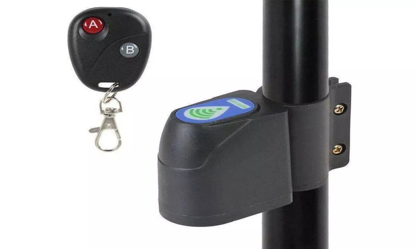Cycling Security Lock Vibration Alarm Anti-theft Remote Control - Primary Image