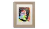 Dean Russo 'Michael Jackson' Matted Birch Framed Art