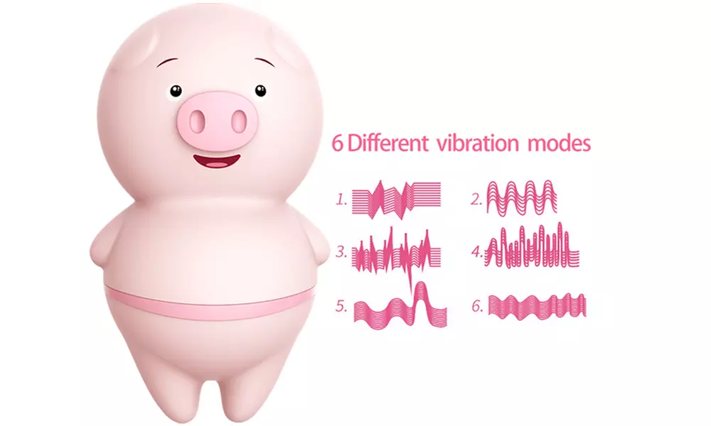 Cute Pig Tongue Vibrator Licking Vibrator Clitoris Nipple Massage