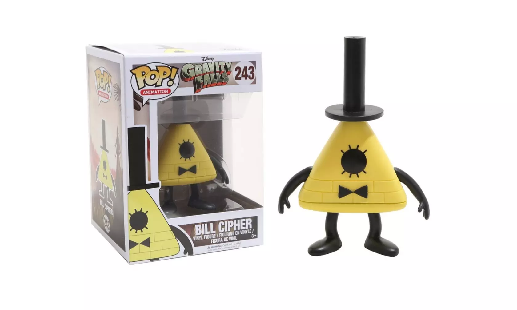 Funko Pop! Vinyl Figure - Bill Cipher - Gravity Falls #243 - Second Medium
