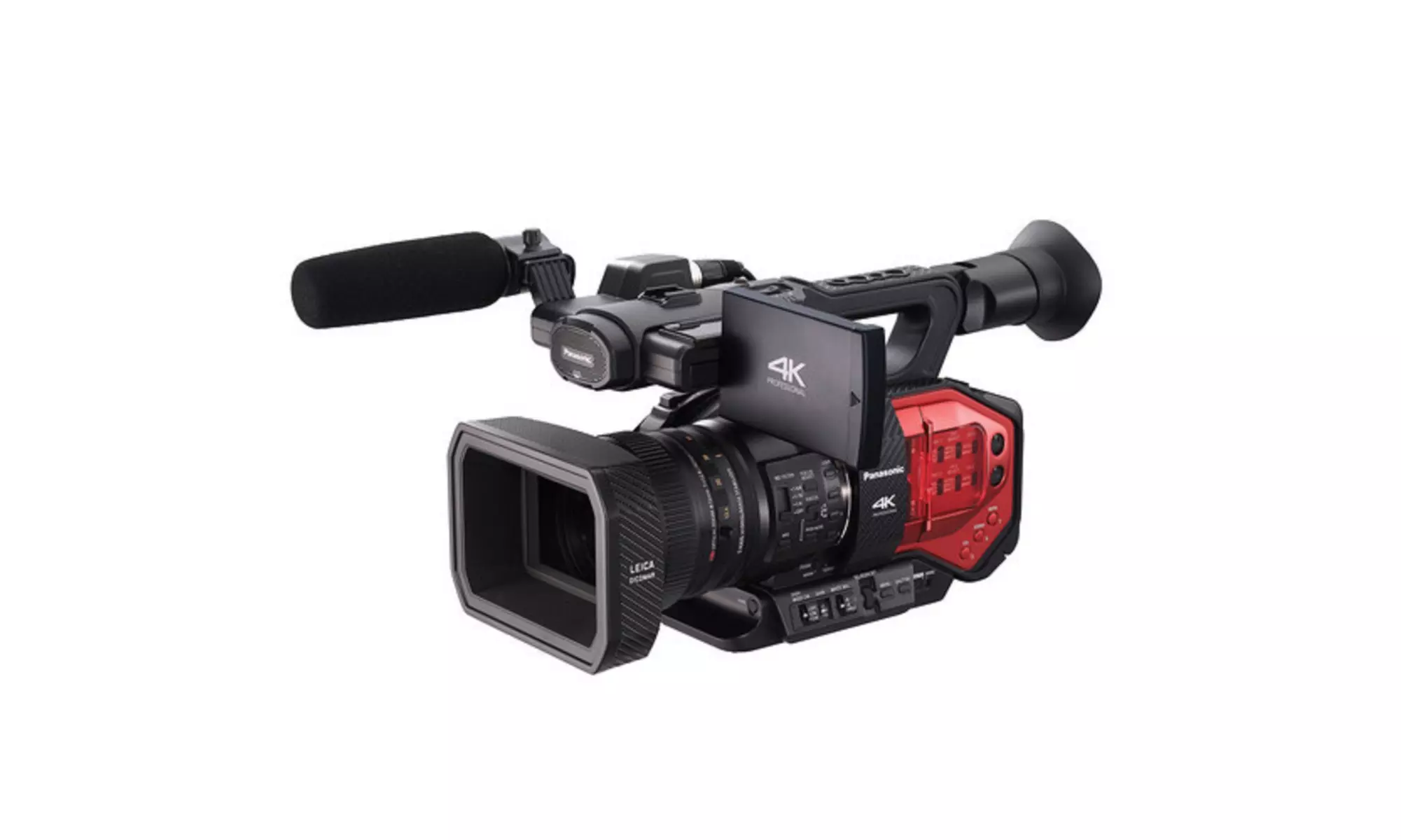 Panasonic AG-DVX200 4K Handheld Camcorder w/ M43 Sensor and Integrated Zoom Lens - Primary Image