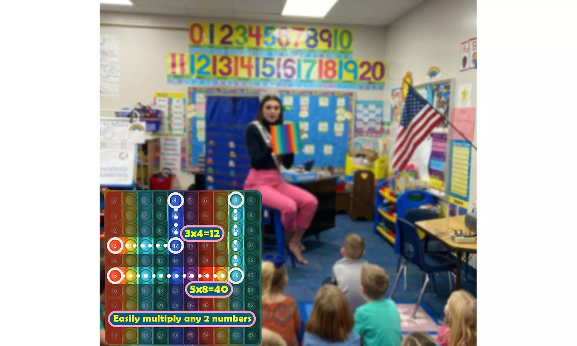 Pop It Multiplication & Counting Helpers - Second Medium