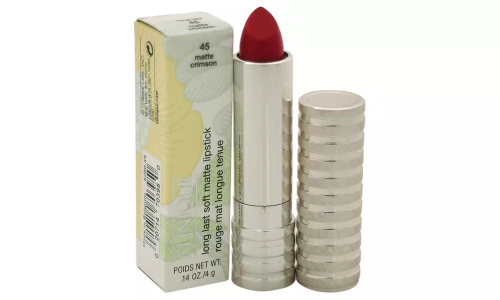 Clinique Long Last Soft Matte Lipstick - # 45 Matte Crimson Lipstick - Primary Image