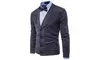 Men V-Neck Cardigan Cashmere Cotton Top Button Cardigans with Pockets