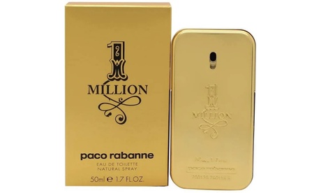 One Million By Paco Rabanne 1.7oz EDT Spray For Men Men 1.7 Musk Spray Eau De Toilette