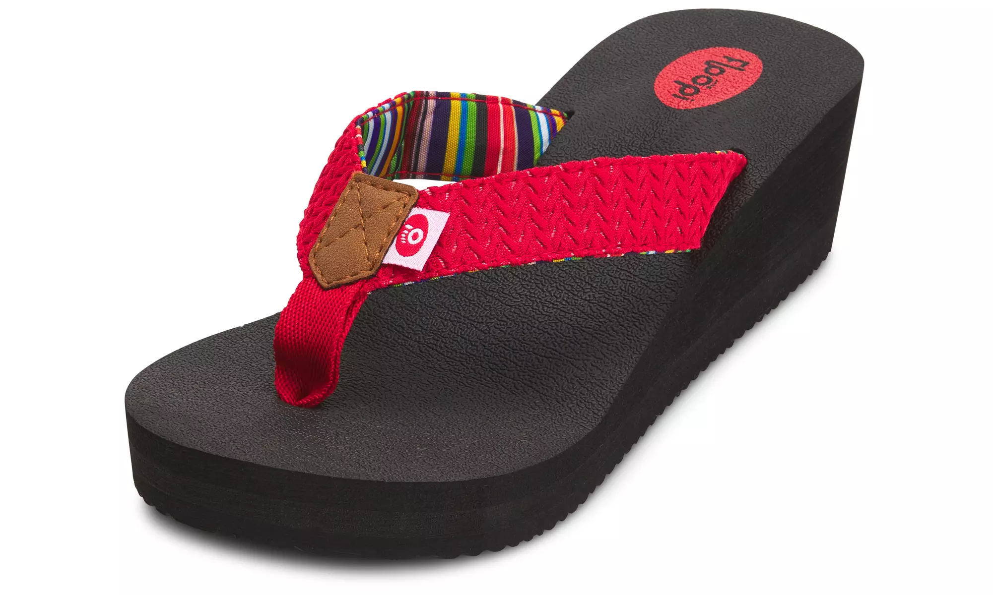 Floopi Women's Thong Flip Flop Wedge Sandals