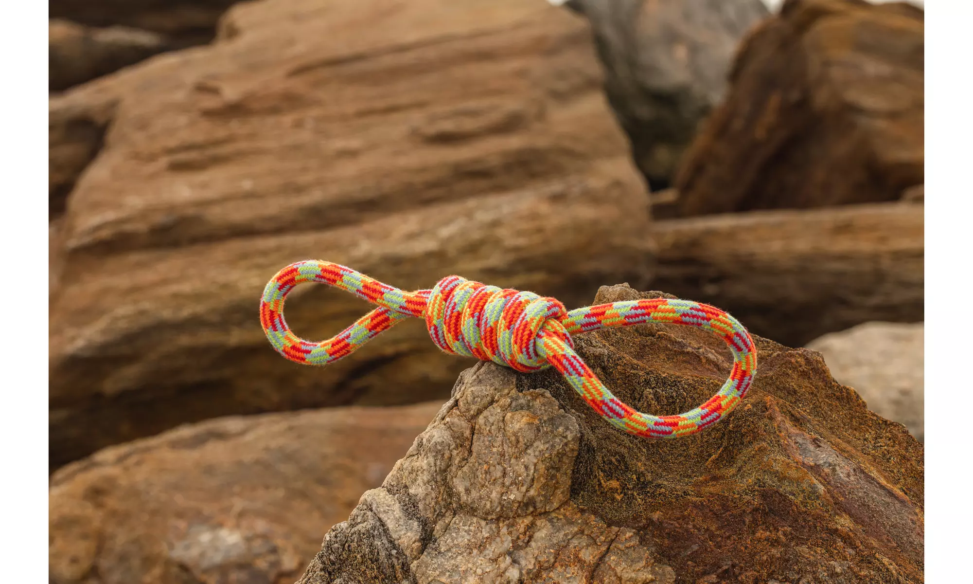 2 Pack Twin Loop Chew And Tug Toy By Chompstick - Primary Image