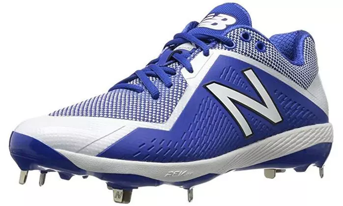 New Balance Mens 4040 V4 Metal Synthetic Baseball Cleats Royal/White - Size 9 - Primary Image