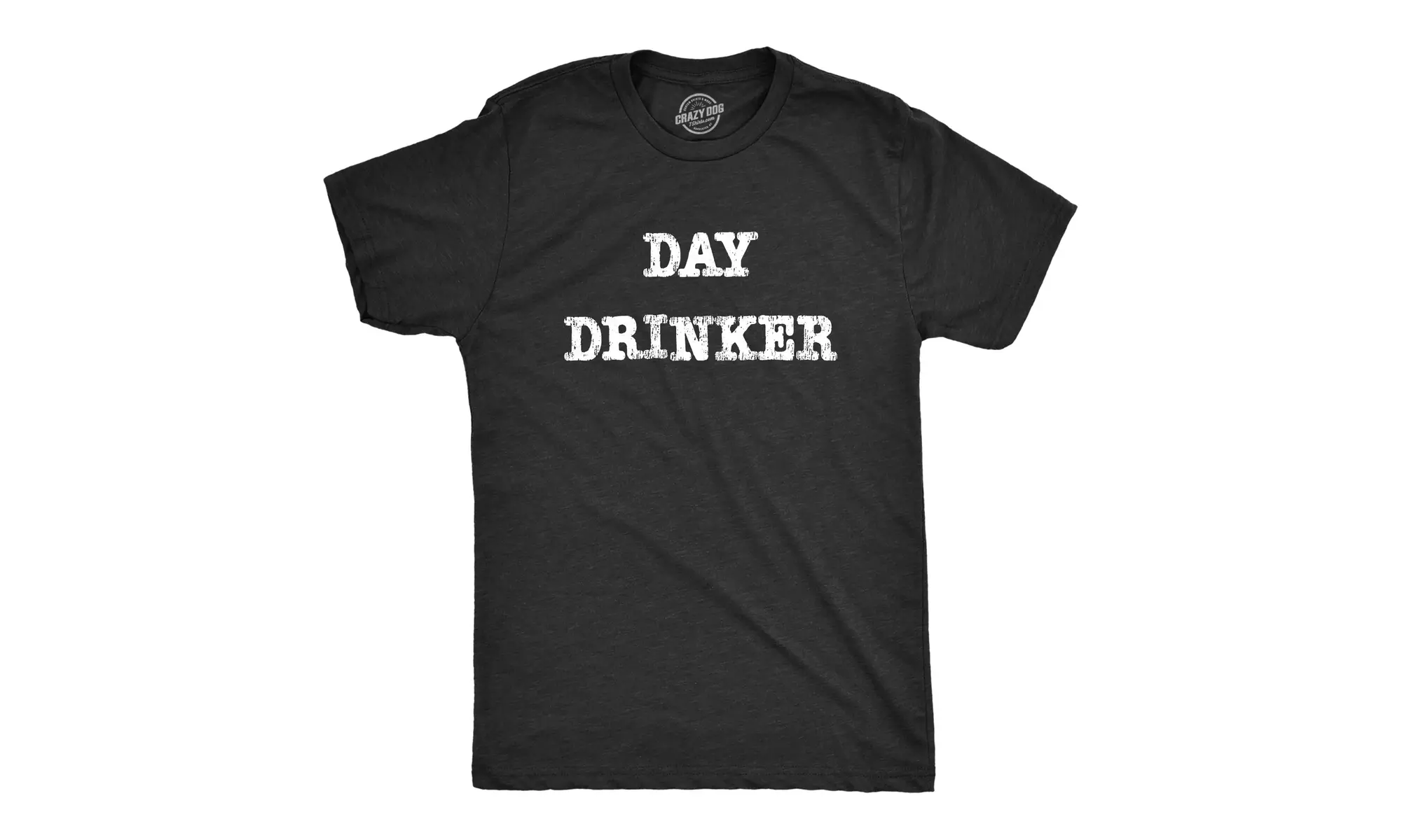 Mens Day Drinker Tshirt Funny Brunch Happy Hour Beer Tee - Primary Image