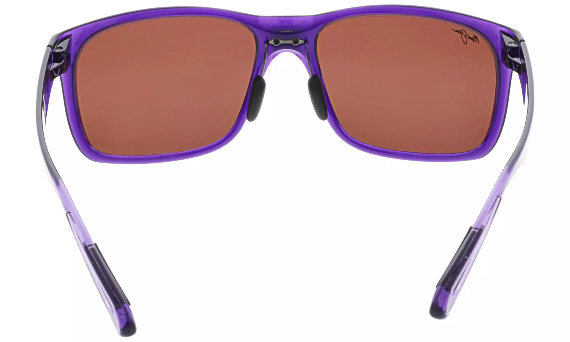 Maui Jim Men's Polarized Red Sands R432-28C Purple Rectangle Sunglasses - Second Medium