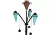 Sunnydaze Multi-Arm Outdoor Backyard Patio Torch Stand with Torches - 71-Inch - Second Medium