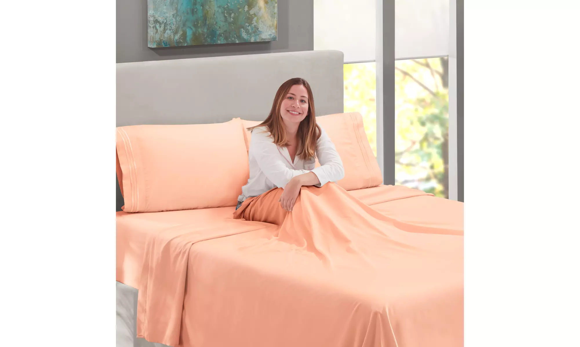 Nestl Premium Deep Pocket Extra Soft 1800 Microfiber Bed Sheet Set