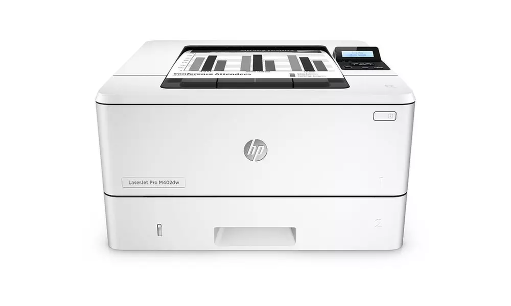 HP LaserJet Pro M402dw Wireless Monochrome Printer - Primary Image