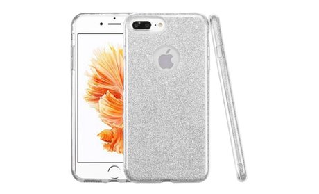 For Apple iPhone 7 Plus Bling Glitter Hybrid Protective Hard Case