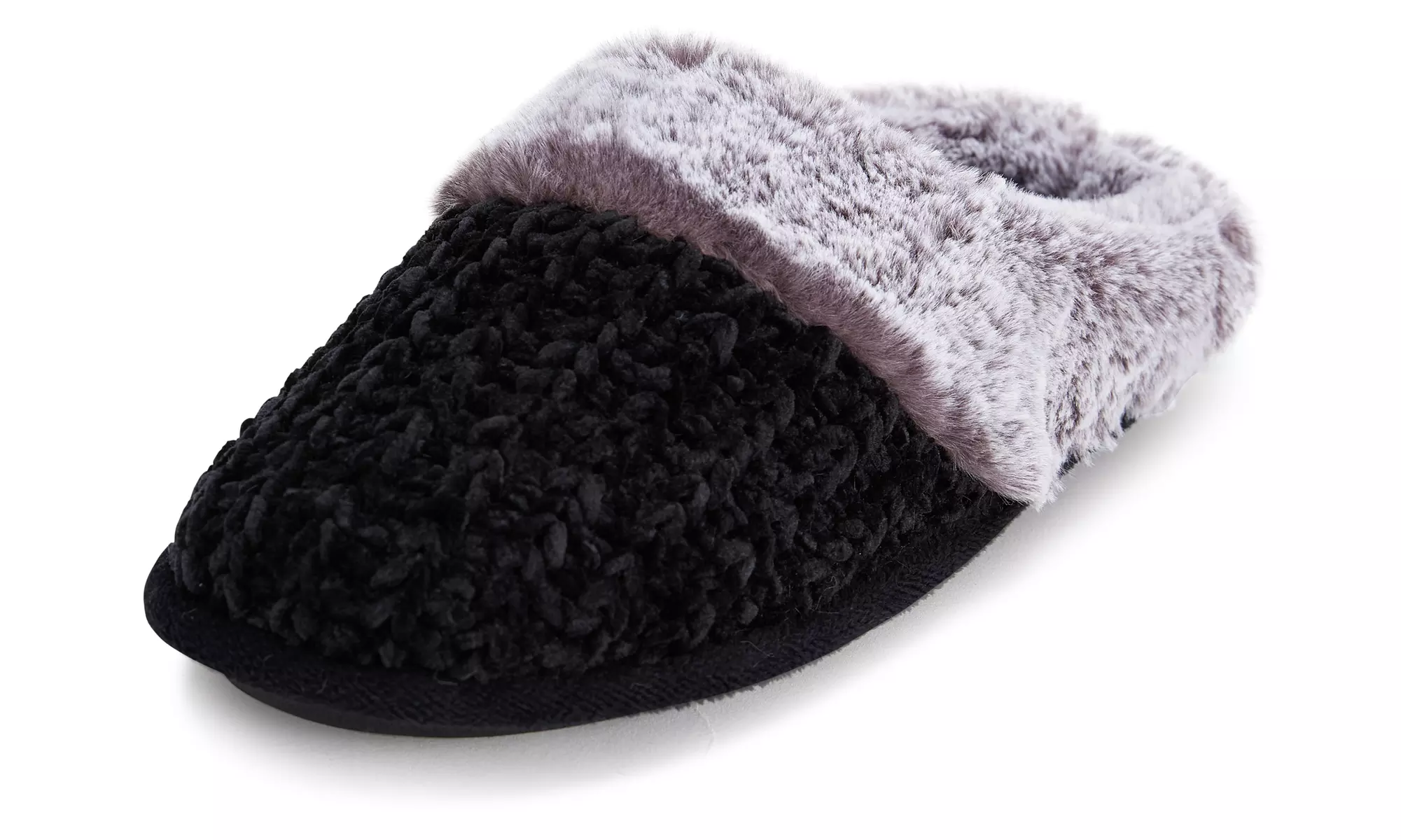 Floopi Women's Soft Cuff Chenille Knit Slippers with Memory Foam