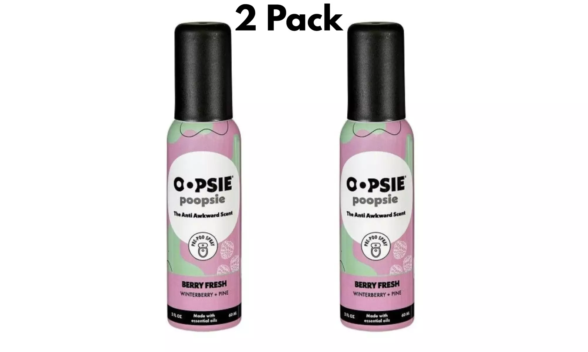 Oopsie Poopsie Pre-Poop Toilet Spray - Single, 2-pack or 4-pack