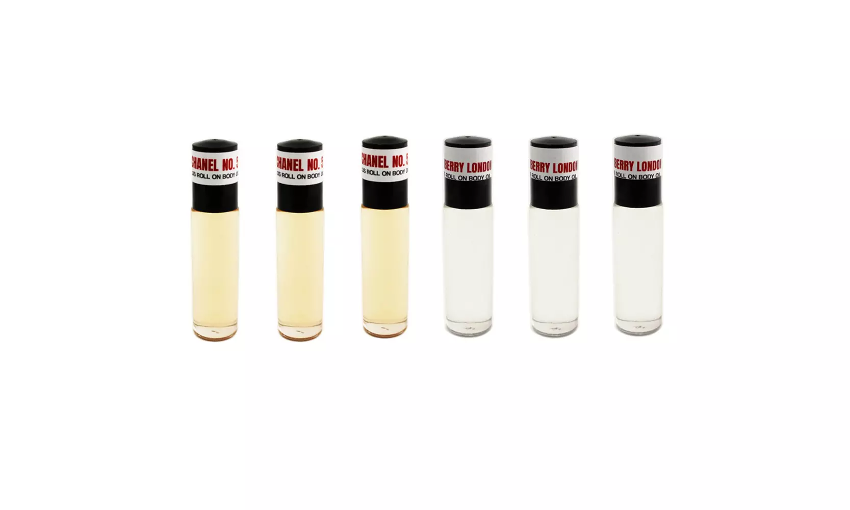 3-Pack Roll On Body Oil Perfume Body Oil 0.5oz - Primary Image