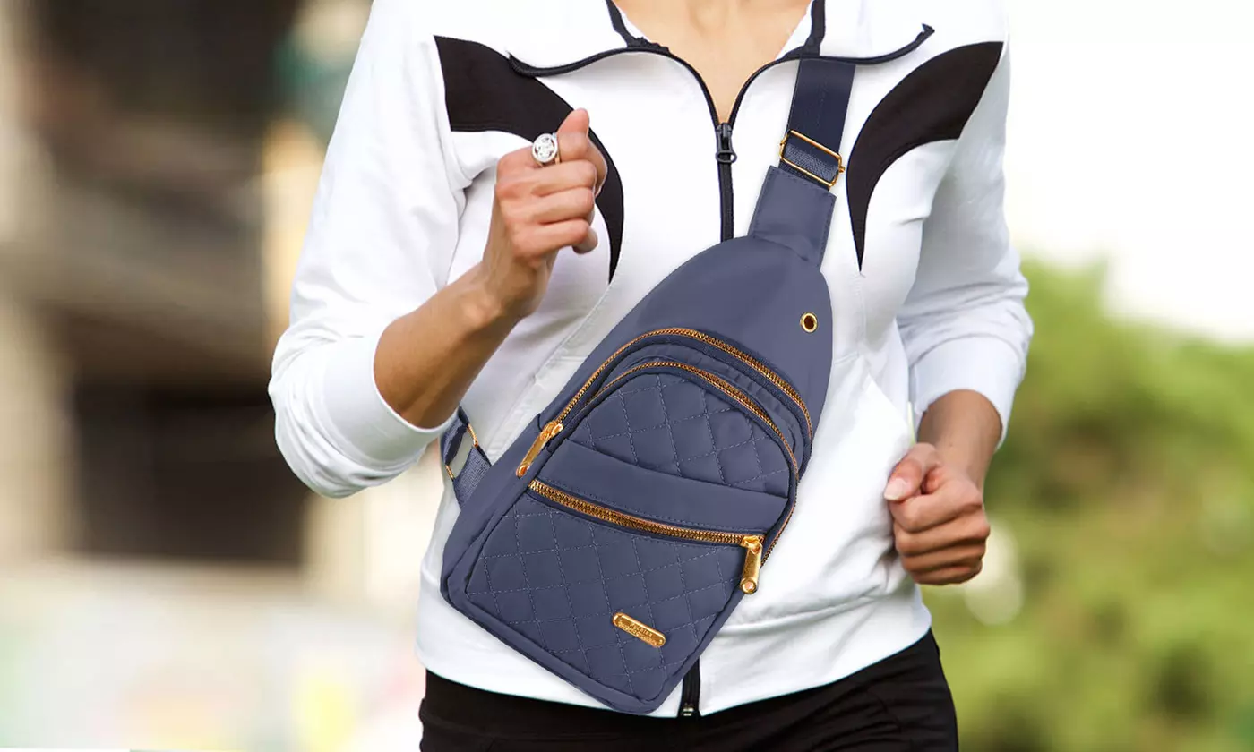 Crossbody Small Sling Backpack Chest Bag Daypack for Travel Sport Running Hiking