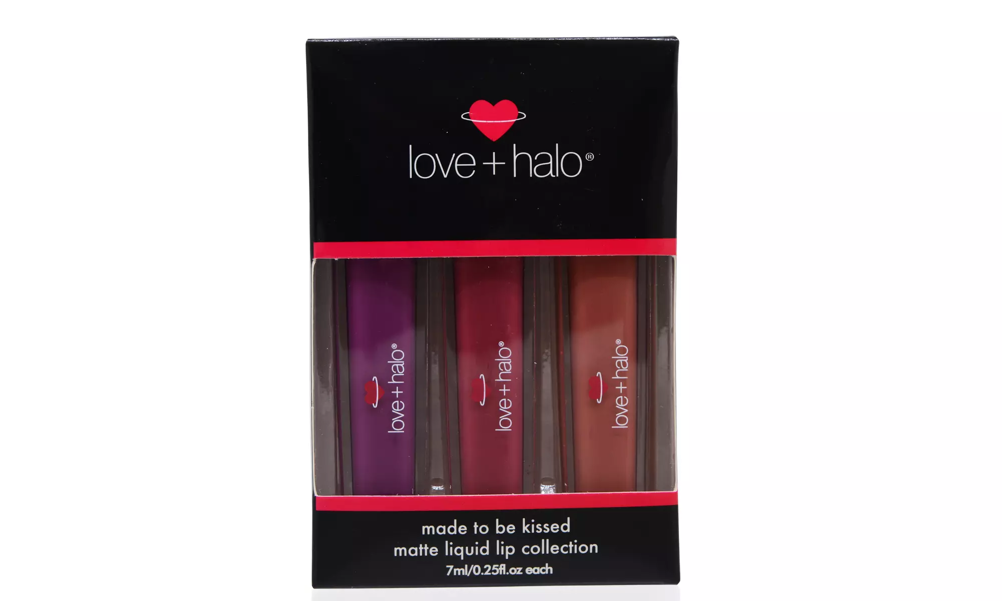 Love and Halo Made To Be Kissed Matte Liquid Lipstick 3 Piece Set - Primary Image