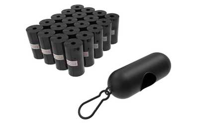 Petmaker Degradable Pet Waste Bags and Dispenser with Leash Hook