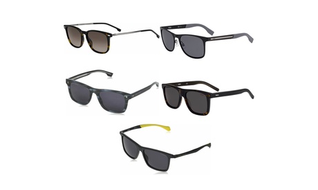 UPC 716736096681 product image for Hugo Boss Men's Rectangle 100% UV Protection Sunglasses. Rectangle HG0244S 003 5 | upcitemdb.com