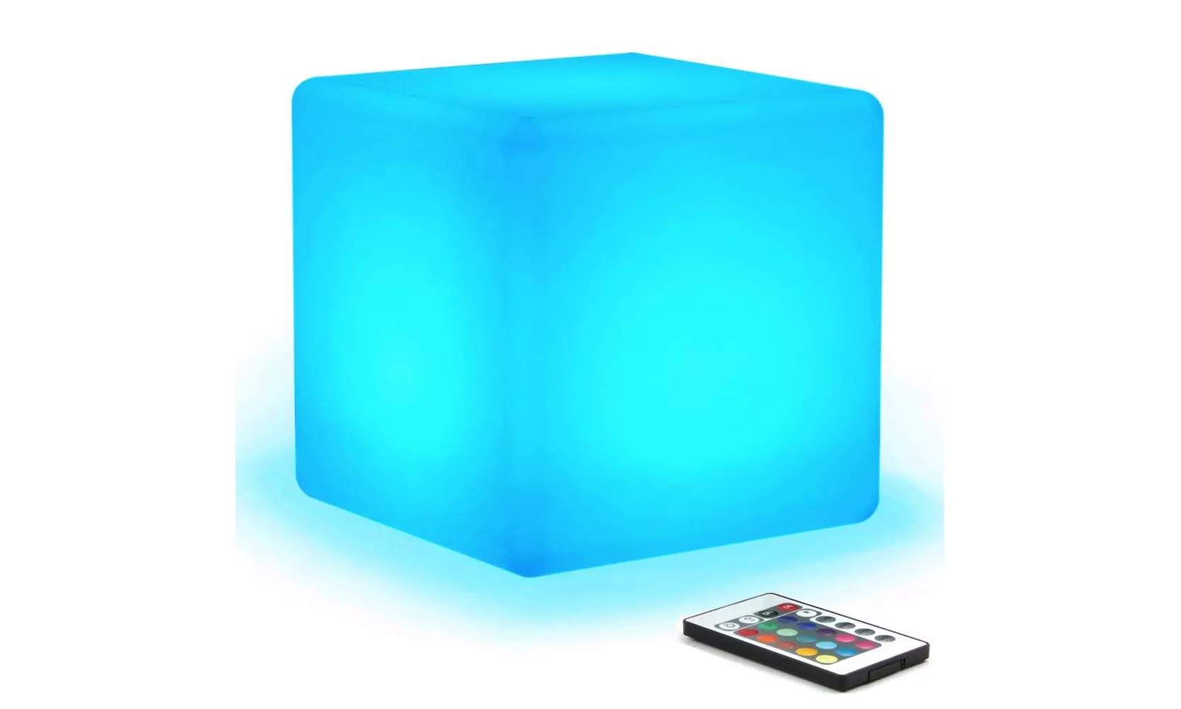  Mr.Go Waterproof Rechargeable LED Color-changing Light Cube 8"  - Primary Image