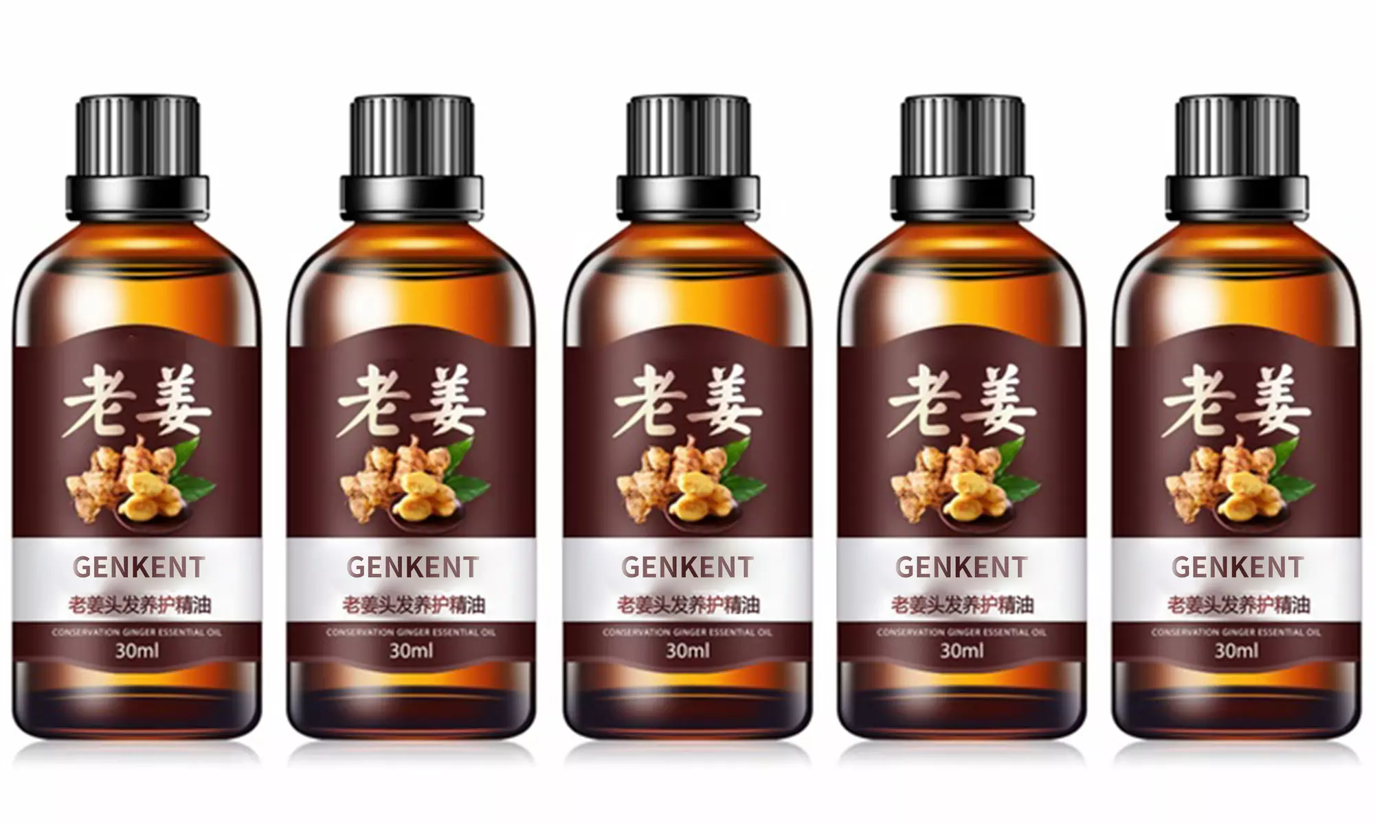 Fast Hair Growth Dense Regrowth Ginger Serum Oil Anti Loss Treatment - Second Medium