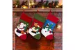3 Piece Christmas Stockings - Quilted - Second Medium