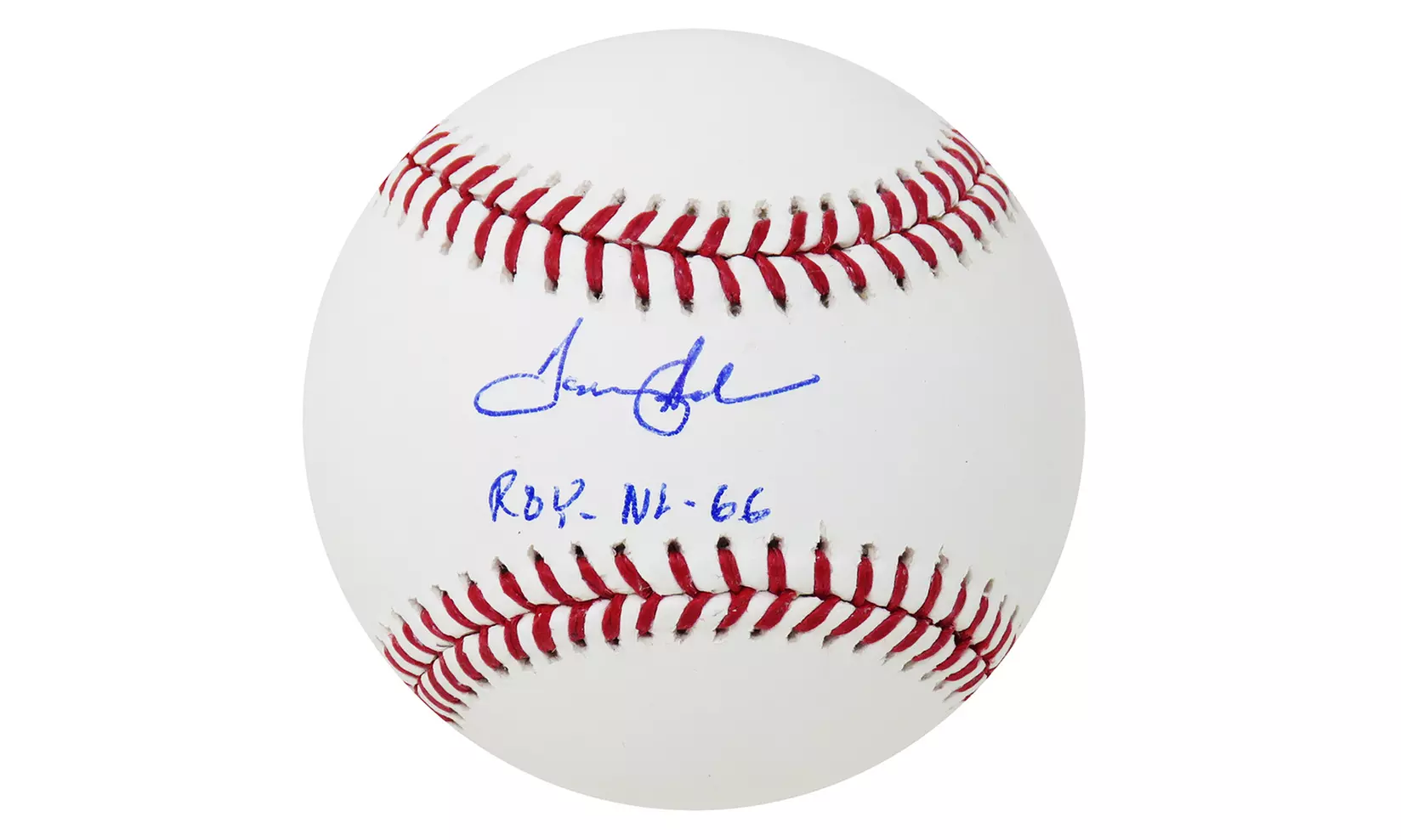 Tommy Helms Signed Rawlings Official MLB Baseball w/ROY NL 66 - Primary Image