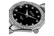 August Steiner Women's Diamond Swiss Quartz Bracelet Watch ASGP8044SS - Second Medium