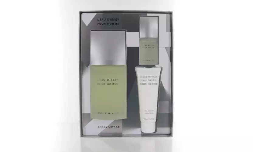 Issey Miyake L'Eau D'Issey 3 Piece Gift Set - 4.2 Oz Eau De Toilette Spray Men - Second Medium