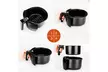  ZOKOP Air Fryer 2.7L/5.3L/16L, 1500W/1800W Black - Second Medium
