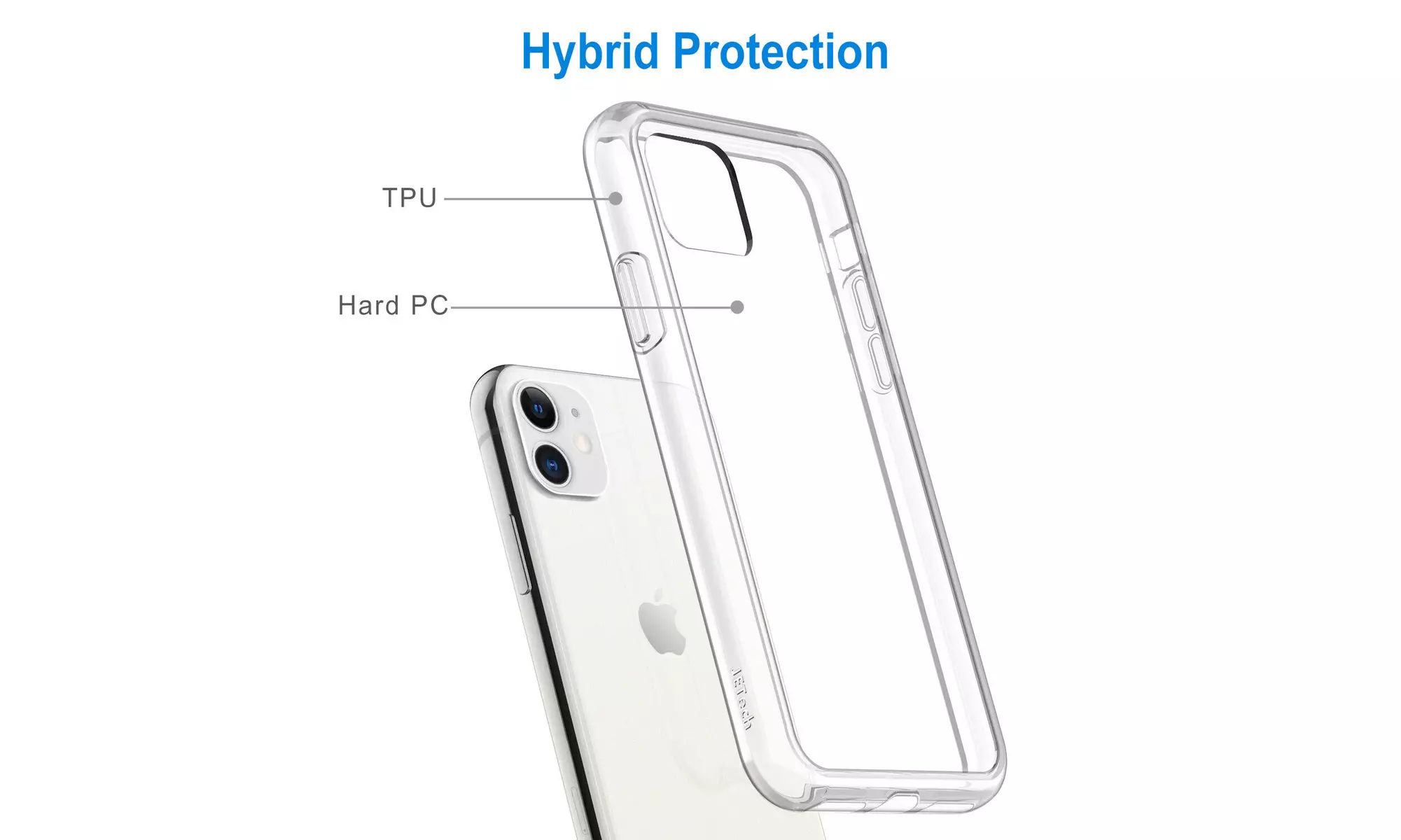 JETech Case for iPhone 11 6.1-Inch Shock-Absorption Bumper Cover