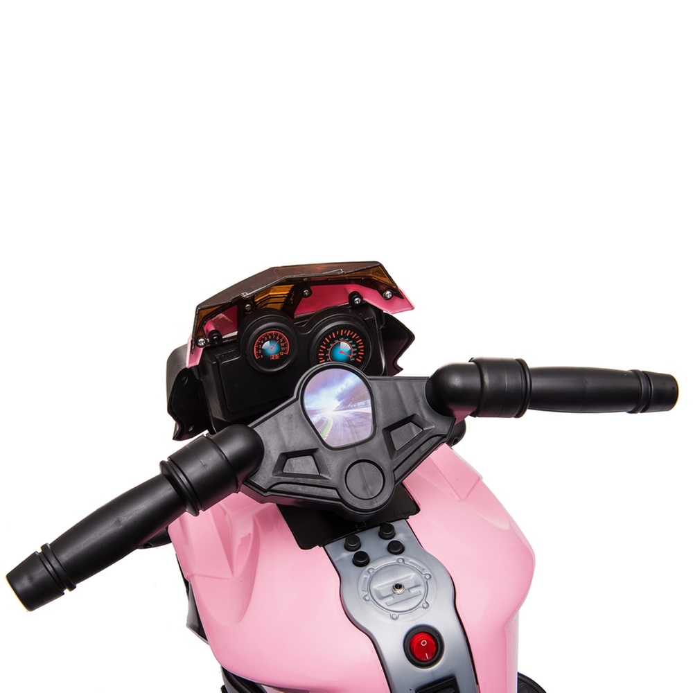 Kids Electric Motorcycle Ride-On Toy 6V Battery Powered with Music