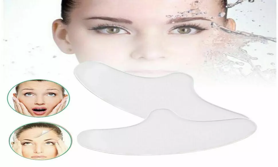 1-6 PCS Silicone Anti Wrinkle Reusable Face Pads -Lift Skin Diminish Fine Lines - Primary Image