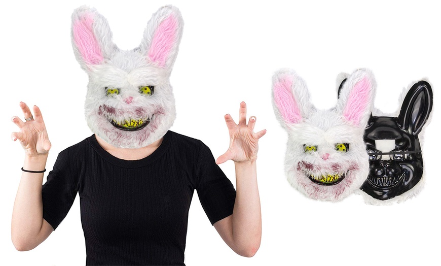 Up To 78% Off on Halloween Creepy Bunny Mask K... | Groupon Goods