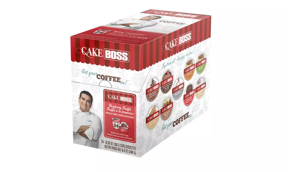 Cake Boss Raspberry Truffle Coffee Single Serve Cups, 48 or 96 Count - Second Medium