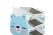 Multi-layered Plastic Kids Storage Organizer Bookcase Toys Shelf - Second Medium