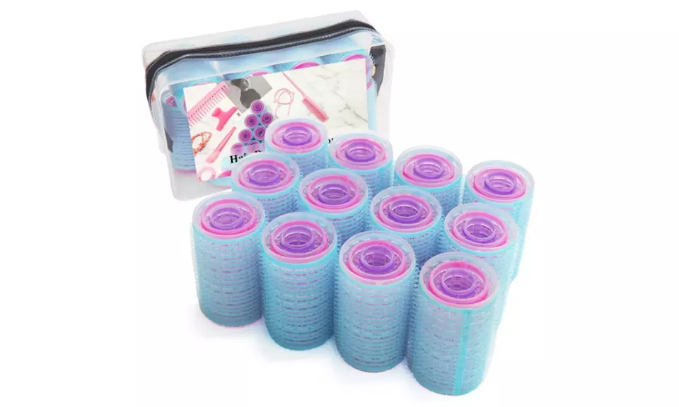  xnicx 36 Count Self Grip Hair Rollers, Eco-Friendly - Primary Image