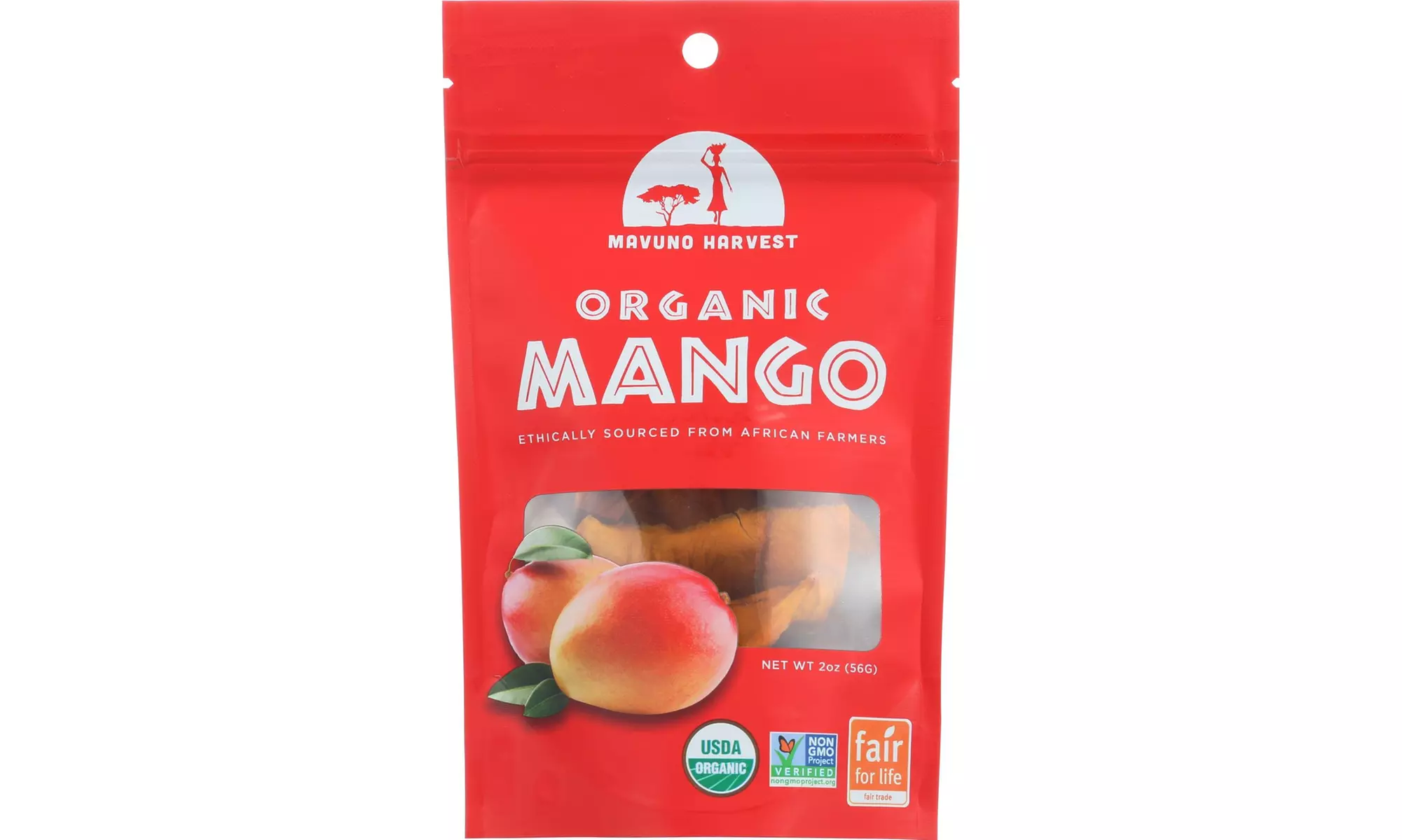 ORGANIC DRIED FRUIT, MANGO ( 6 - 2 OZ ) - Primary Image
