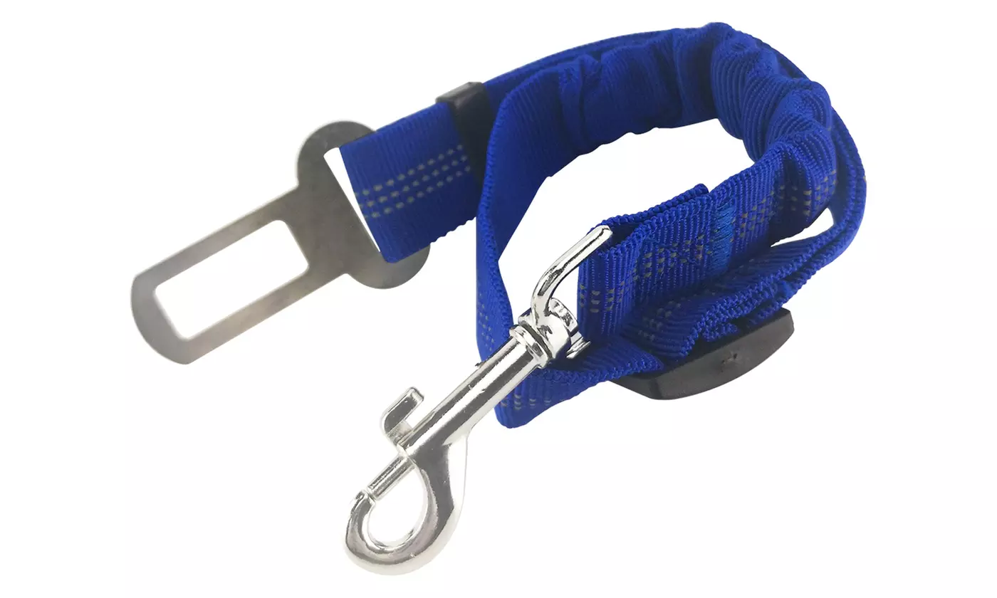 Elastic Pet Dog Cat Car Safety Seat Belt Leash Adjustable Nylon Seatbelt Strap