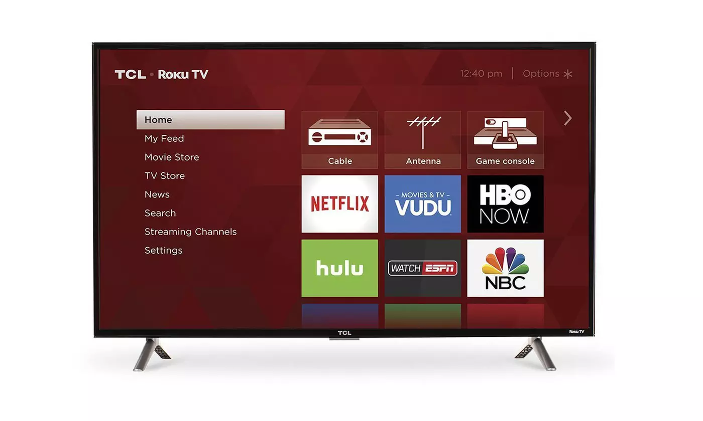 TCL 40-Inch 1080p Roku Smart LED TV (2017 Model) - Primary Image
