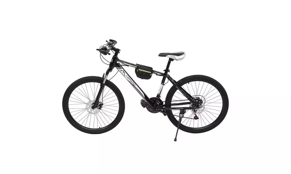 26-Inch 21-Speed Olympic Mountain Bike Black And White - Primary Image